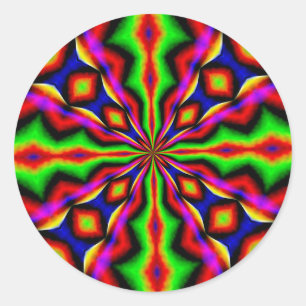 Disco Dancing Runder Aufkleber