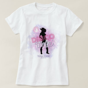 Disco Darlin' Junggesellinnen-Abschiedsteam Braut  T-Shirt