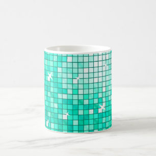 Disco deckt Aqua-Tasse mit Ziegeln Kaffeetasse