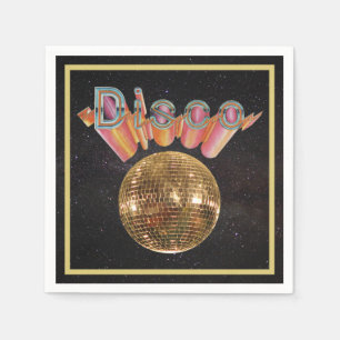 Disco die Nacht weg Serviette