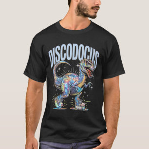 Disco-Dinosaurier Diplodocus 70er Dino Tanz Lustig T-Shirt