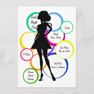 Disco Diva Girls Nacht Einladung