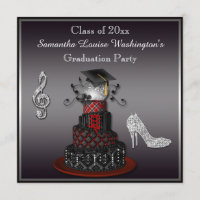 Disco-Diva-Kuchen, silbernes Heels-Abschluss-Party