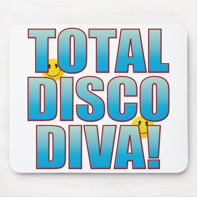 Disco-Diva-Leben B Mousepad (Vorne)