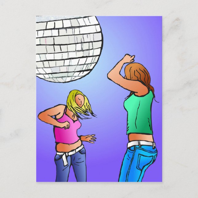 Disco Divas Postkarte (Vorderseite)