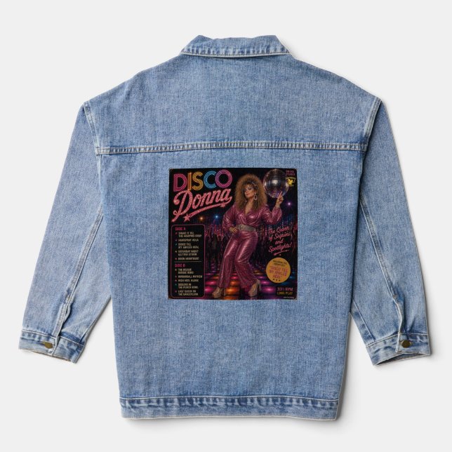 Disco Donna Album Jeansjacke (Rückseite)