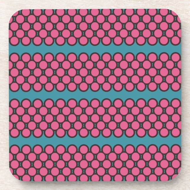 Disco Dots Getränkeuntersetzer (Vorderseite)