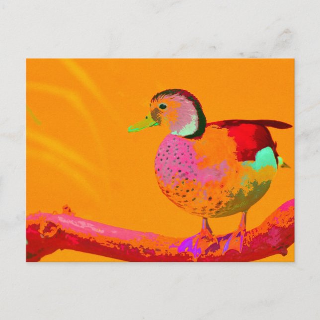 Disco Duck Postkarte (Vorderseite)