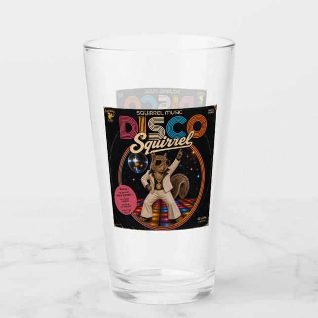 Disco Eichhörnchen Glas (Vorderseite)