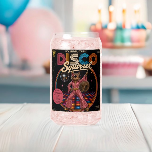 Disco-Eichhörnchen-Königin Dosenglas (Insitu (Baby Party))