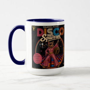 Disco-Eichhörnchen-Königin Tasse