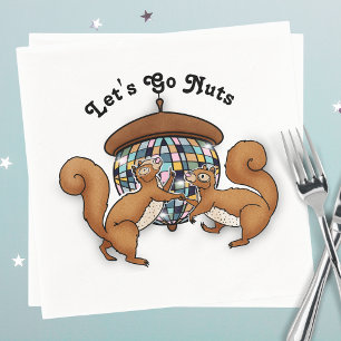 Disco Eichhörnchen Serviette