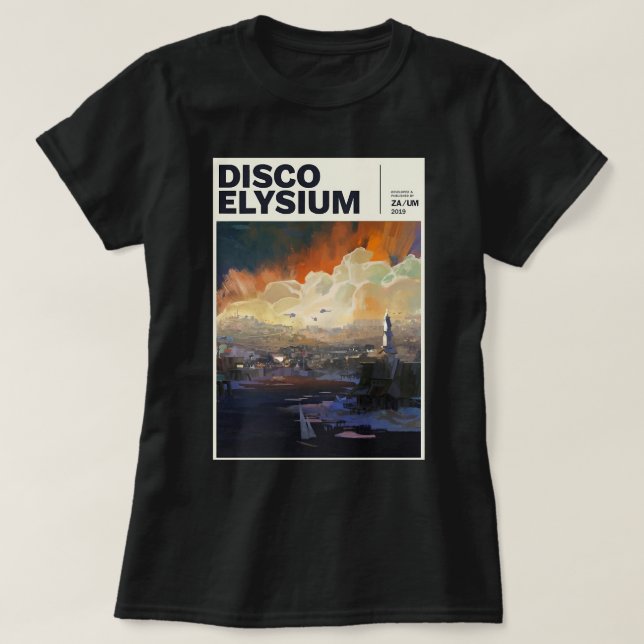 Disco Elysium Essential T Shirt (Design vorne)