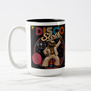 Disco Faultier-Duo Zweifarbige Tasse