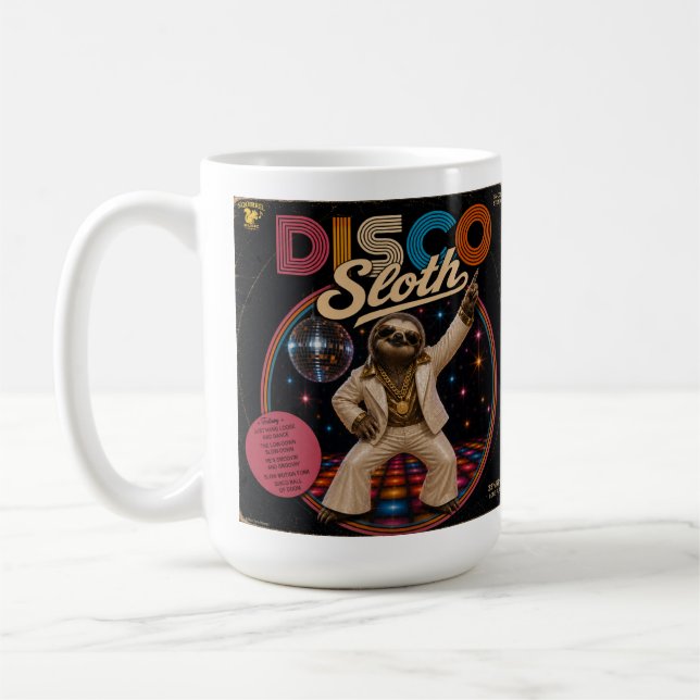 Disco Faultier Kaffeetasse (Links)