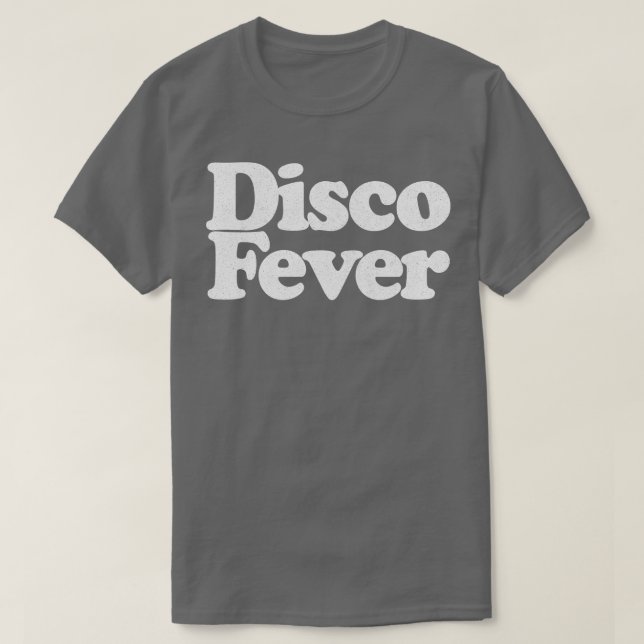 Disco Fever Retro Typografy Design T-Shirt (Design vorne)
