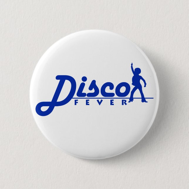 Disco-Fieberknopf Button (Vorderseite)