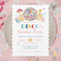 Disco Garden Party 70's Thema Geburtstag
