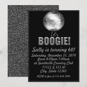 Disco Geburtstag Einladung
