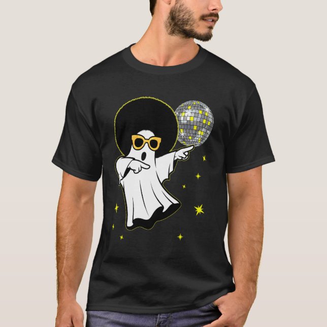 Disco-Geist 70er Halloween-Tänzer T-Shirt (Vorderseite)
