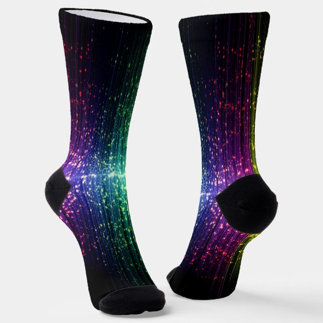 Disco-Glitzern Socken (Gewinkelt)