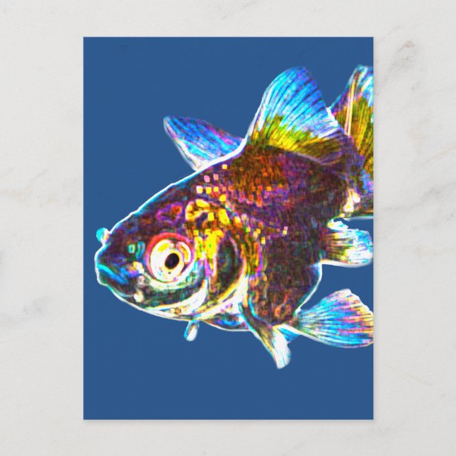 Disco Goldfish Postkarte (Vorderseite)