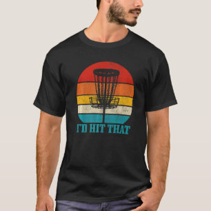 Disco Golf Ich würde diesen Vintagen Disc Golfing  T-Shirt