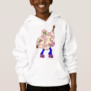 Disco-Halloween-afrikanischer floraler Geist  Hoodie