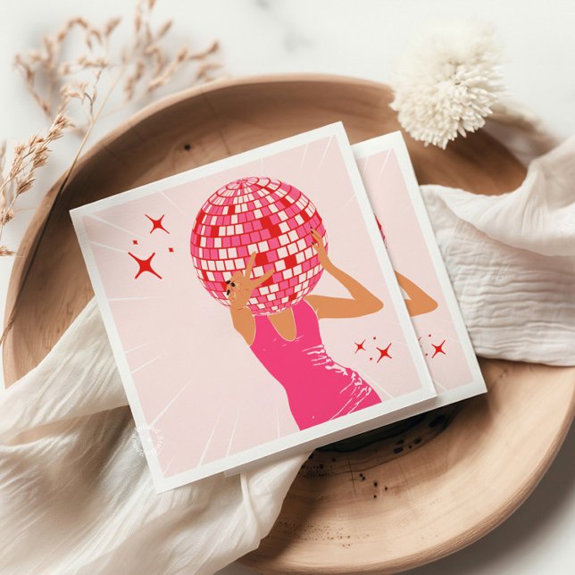 Disco Head Girl Serviette (Von Creator hochgeladen)