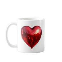 Disco Herz Tasse
