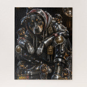Disco-Hund & Mini-Me-Crew-Jigsaw-Puzzle Puzzle