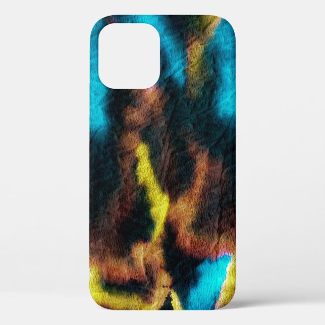 Disco Ikat Muster. Farbige Kunstgeschichte.  Case-Mate iPhone Hülle (Rückseite)