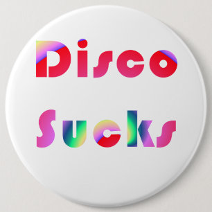 Disco ist zum Kotzen Button