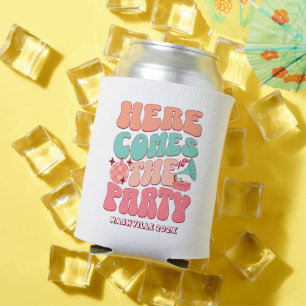 Disco Junggeselinnen-Abschied Groovy Retro 80's 70 Dosenkühler