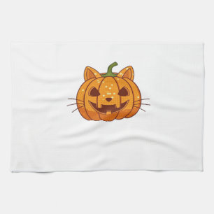 Disco-Katze Jack o'Lantern Classic T-Shirt Geschirrtuch