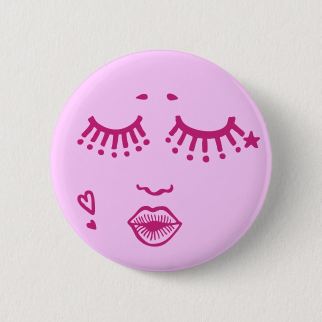 Disco Kiss Button (Vorderseite)