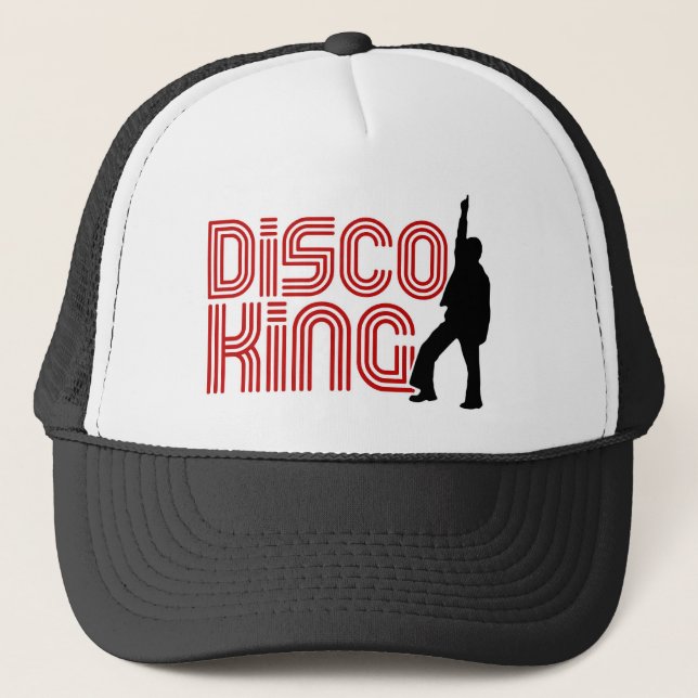 Disco-König Trucker Hat Truckerkappe (Vorderseite)