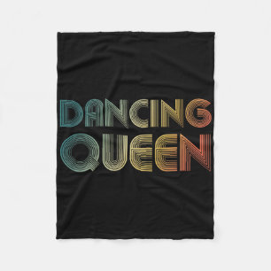 Disco-Königin Funky Vintage 70er 80er Für Tanzpart Fleecedecke