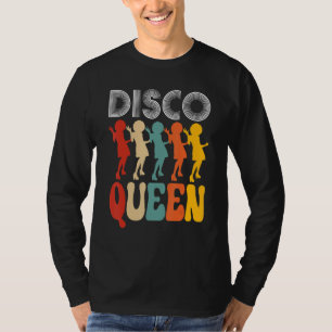 Disco-Königin Mädchen lieben das Tanzen zur Musik T-Shirt