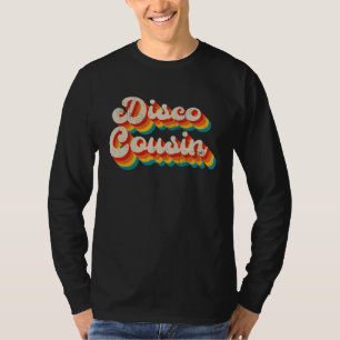 Disco-Kostüm 70er Vintage Männer Frauen Retro Disc T-Shirt