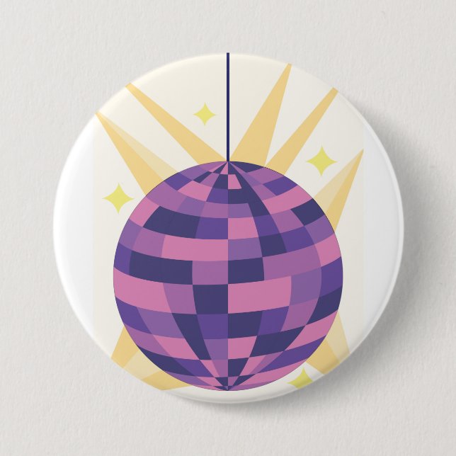 Disco-Kugel Button (Vorderseite)
