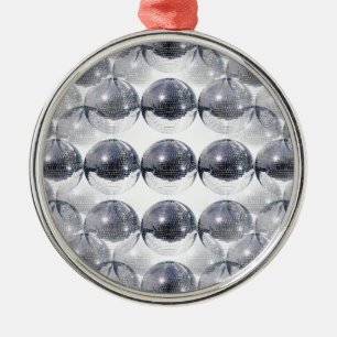 Disco-Kugel Silbernes Ornament
