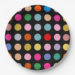 Disco-Lichter Pappteller