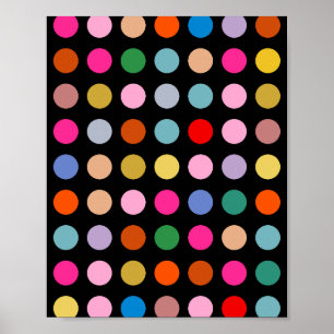 Disco-Lichter Poster
