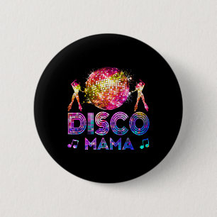 Disco Mama 70er Jahre Disco Königin Vintage Siebzi Button