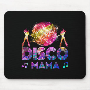 Disco Mama 70er Jahre Disco-Queen Vintage Siebzige Mousepad