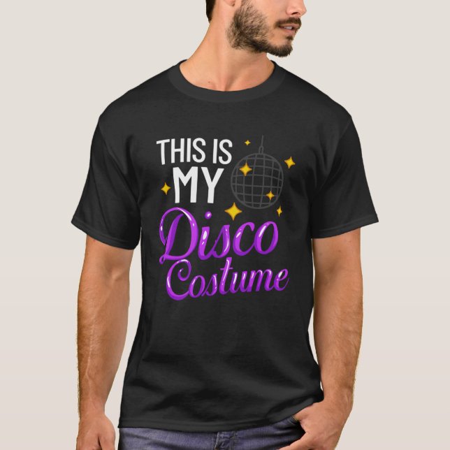 Disco Music Light Ball Party Night Dancing Club T-Shirt (Vorderseite)