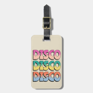 Disco-Musik Gepäckanhänger