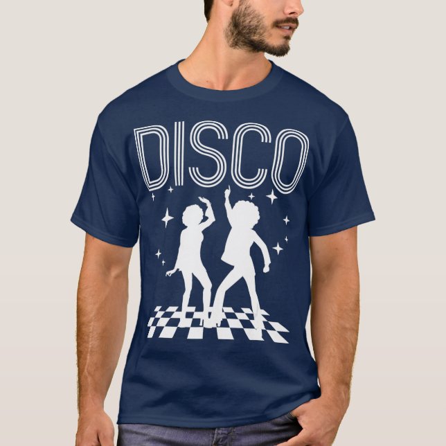 Disco Niedlich Passionate Retro Music Fans Gift T-Shirt (Vorderseite)