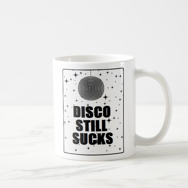 Disco noch ist zum Kotzen Tasse (Rechts)